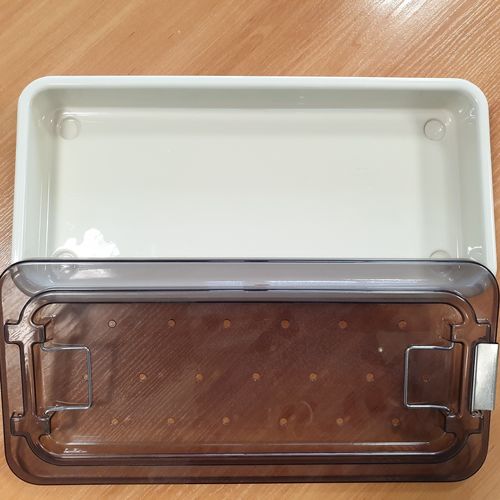 Cestello di sterilizzazione per strumenti - CAL - ALFAPLEX - in plastica / perforato / termoformato