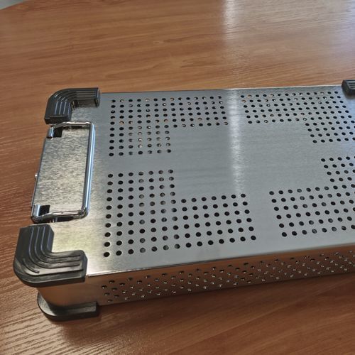 Cestello di sterilizzazione per strumenti odontoiatrici - STD SHORT 65 - ALFAPLEX - per strumenti ortopedici / per consumabili / perforato