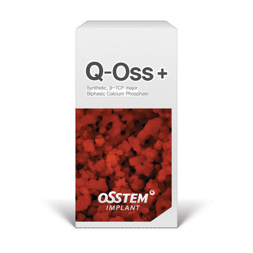 Sostituto osseo sintetico - Q-Oss+ - Osstem Implant France - per chirurgia dentale / rigido