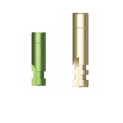 Analogo di impianto dentale in acciaio inossidabile - Osstem Implant France - dritto / per laboratorio odontotecnico