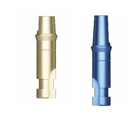 Analogo di impianto dentale in acciaio inossidabile - Osstem Implant France - dritto / per laboratorio odontotecnico