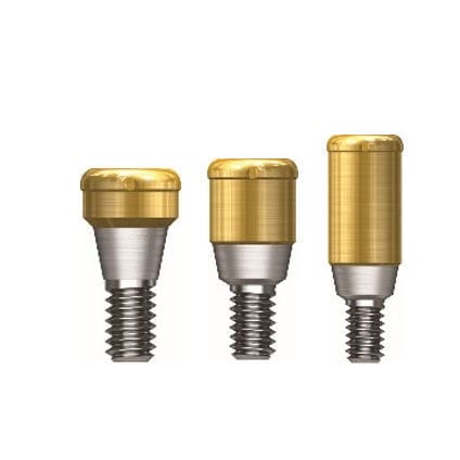 Pilastro dentale per impianto in titanio - Osstem Implant France - interno / dritto / a vite