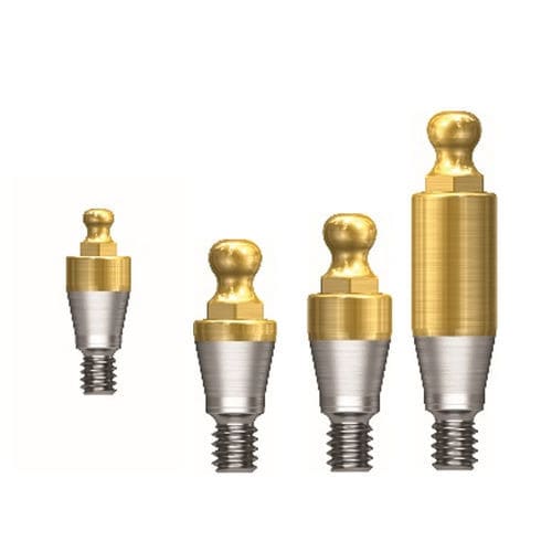 Pilastro dentale per impianto in titanio - O-Ring - Osstem Implant France - interno / dritto / a vite