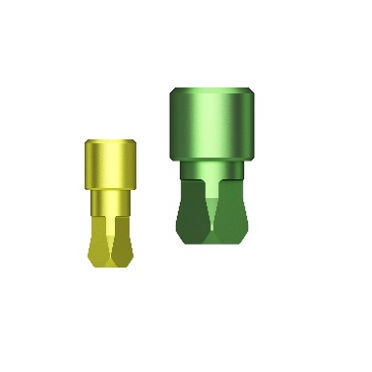 Analogo di impianto dentale in acciaio inossidabile - TS - Osstem Implant France - dritto