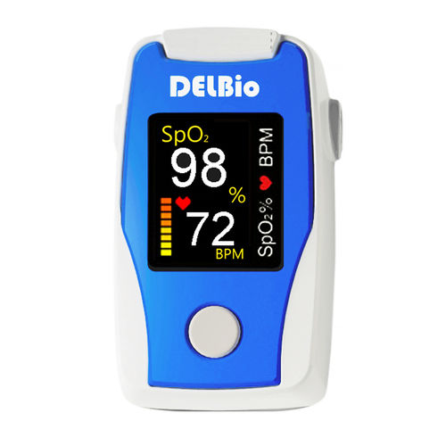 Pulsossimetro da dito - DB18 - DELBio - compatto / medico / a batteria