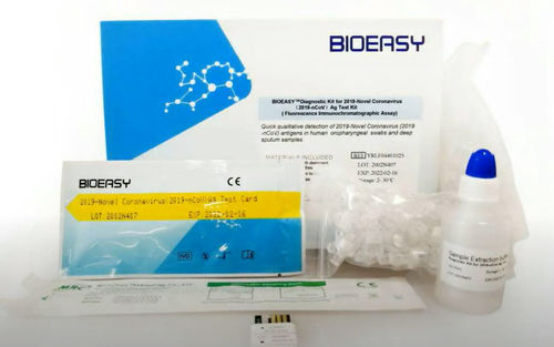 Kit di test per diagnosi COVID-19 - YRLF04401025 - Bioeasy USA Inc. - del coronavirus / di espettorato / nasale