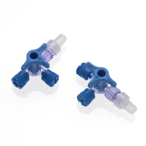 Connettore per perfusione con rubinetto - R3LVCR3 - DIDACTIC - con valvola emostatica / a T / LUER®-lock