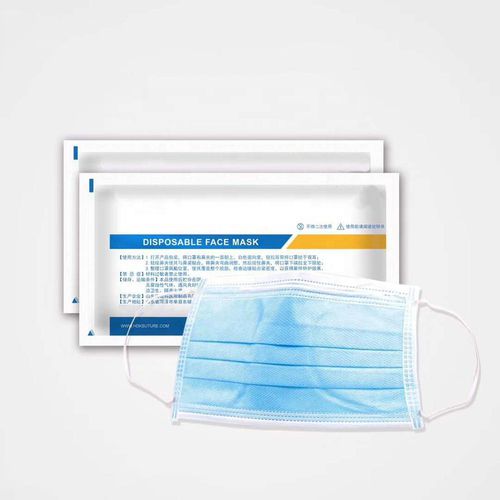 Mascherina chirurgica per adulti - Blue Earloop - Sunrise Healthcare Technology - in tessuto non tessuto / monouso / a tre strati