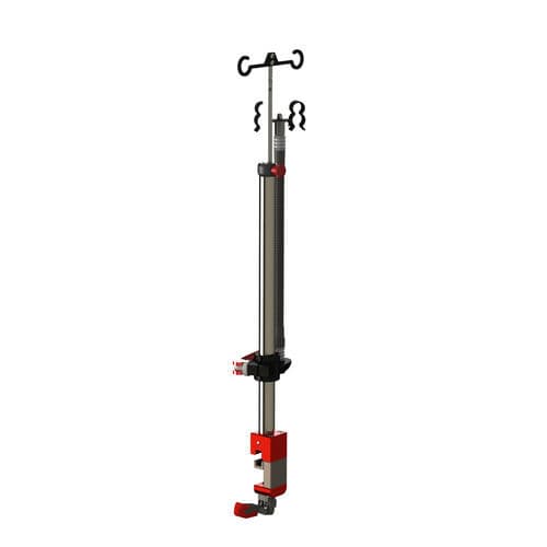 Asta portaflebo su guida di scorrimento - 4362 - Stollenwerk - 2 ganci / per barelle con carello