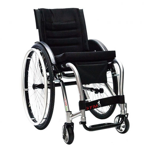 Sedia a rotelle attiva - 1 - GTM Mobil - da esterno / da interno / pieghevole