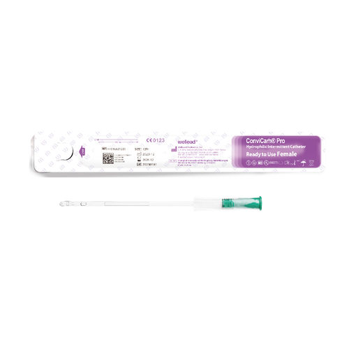 Catetere per drenaggio urinario - ConviCath® Pro  - Well Lead Medical - uretrale / con rivestimento idrofilico / femminile