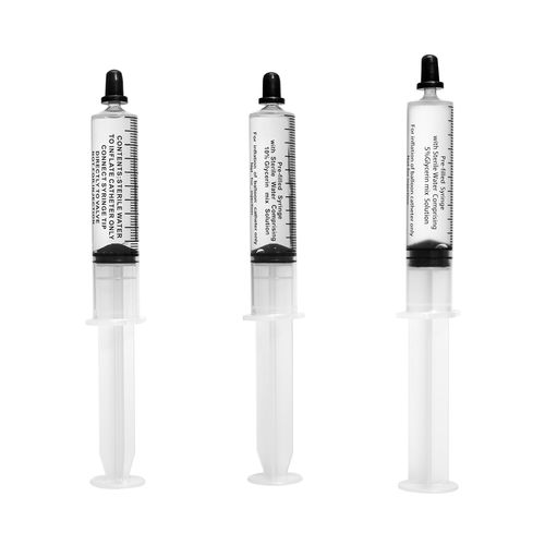 Siringa ad acqua - F02C0 series - Well Lead Medical - sterile / di sicurezza / preriempita