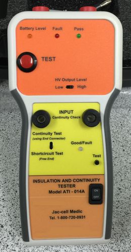 Tester di isolamento elettrico - ATI series - jac-cell Medic - di continuità / per dispositivi medici / portatile