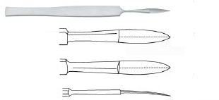 Lama chirurgica cartilagine - 420 series - jac-cell Medic - di dissezione / per chirurgia ORL / per chirurgia plastica