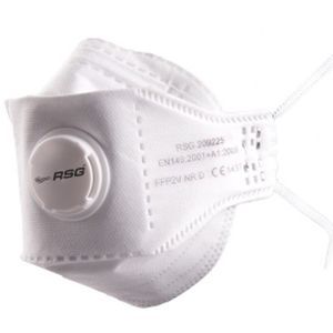 Mascherina FFP3 - FS NR D - RSG Safety - senza lattice / con valvola di espirazione / semimaschera