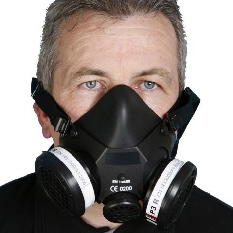 Mascherina di protezione semimaschera - 300 E  - RSG Safety - con filtro removibile / bifiltro / S