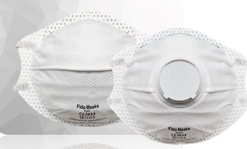 Mascherina FFP2 - F223 - FIDO MASKS CO., LTD. - senza lattice / con valvola di espirazione / senza valvola