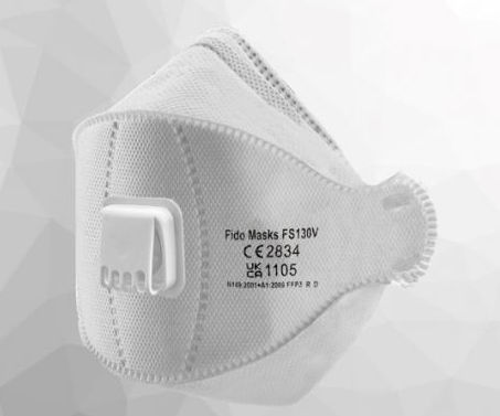 Mascherina FFP3 - FS130V - FIDO MASKS CO., LTD. - senza lattice / con valvola di espirazione / a coppa