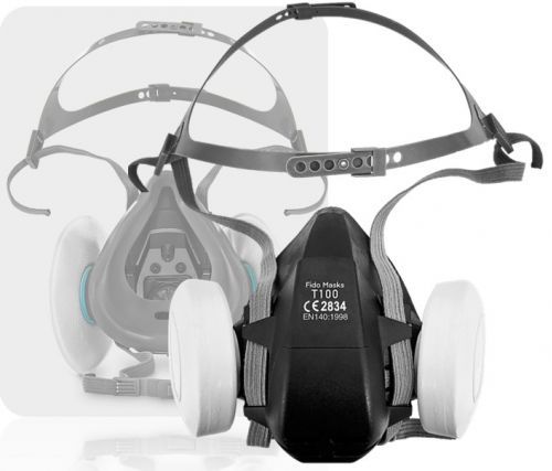 Mascherina di protezione EN140 - T100  - FIDO MASKS CO., LTD. - senza lattice / con valvola di espirazione / con filtro