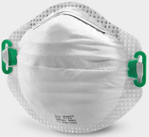 Mascherina N95 - F720 - FIDO MASKS CO., LTD. - senza lattice / senza valvola / a coppa