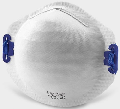 Mascherina N95 - F750 - FIDO MASKS CO., LTD. - senza lattice / senza valvola / a coppa