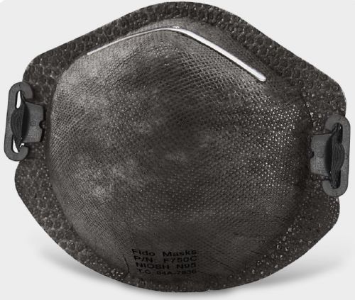 Mascherina N95 - F750C - FIDO MASKS CO., LTD. - senza lattice / con filtro a carbone attivo / senza valvola
