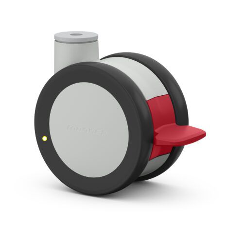 Ruota con freno - TW-J-S-125 GP/K H A - Manner Oy - in poliammide / in poliuretano