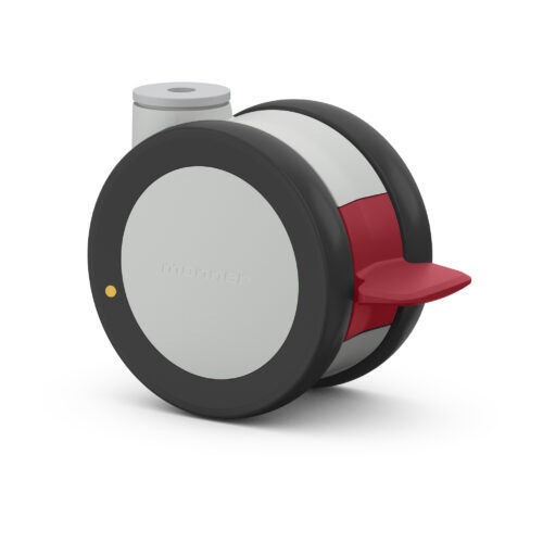 Ruota con freno - TW-J-S-125 GP/K-12 H A - Manner Oy - in poliammide / in polipropilene