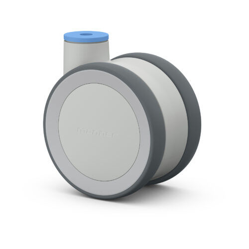 Ruota con freno - TW-S-125 GP/K-12 H IX - Manner Oy - in poliammide / in polipropilene
