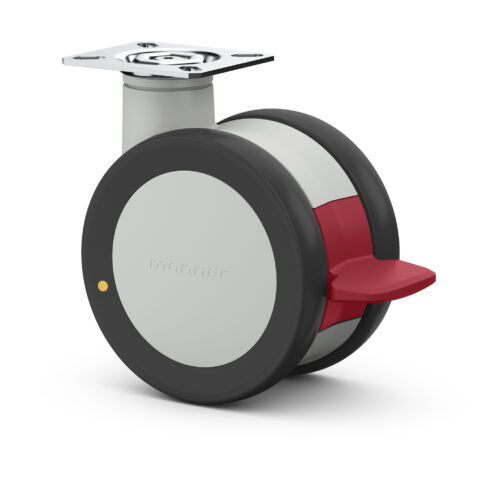 Ruota con freno - TWL-J-S-100 GP/K H A - Manner Oy - in poliammide / in polipropilene