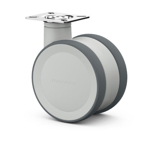 Ruota con freno - TWL-S-125 GP/K H - Manner Oy - in poliammide / in polipropilene