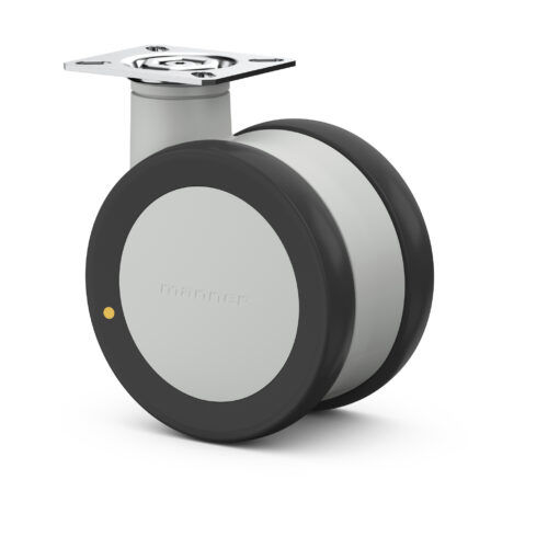 Ruota con freno - TWL-S-125 GP/K H A - Manner Oy - in poliammide / in polipropilene