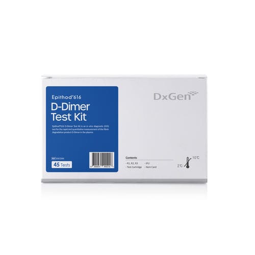 Kit di test per ematologia - Epithod® 616 - DxGen Corp - di D-dimeri / di fibrina / al plasma