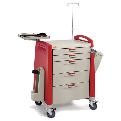 Carrello medico - EMP.MED.AMC-03 - EMPERO GROUP - di emergenza / per uso generale / 5 cassetti