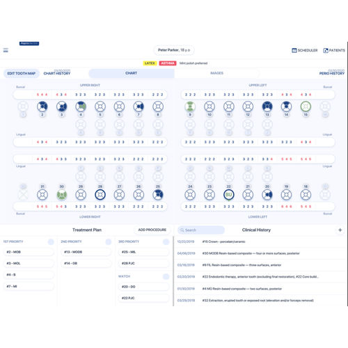 Software di gestione - AsproDental - di trattamento / di fatturazione / con sistema di tracciatura