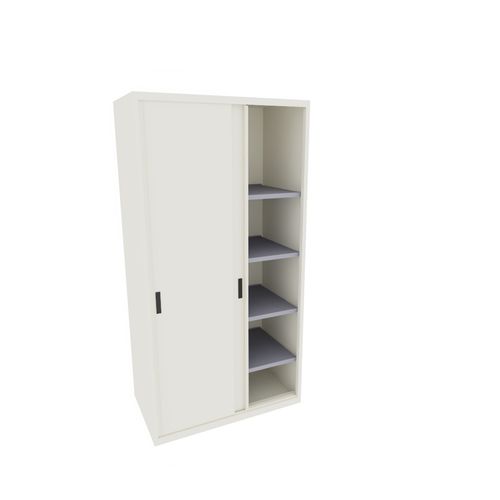 Armadio con ripiano - 58.750.110 - LISTA - con porta scorrevole / 2 porte
