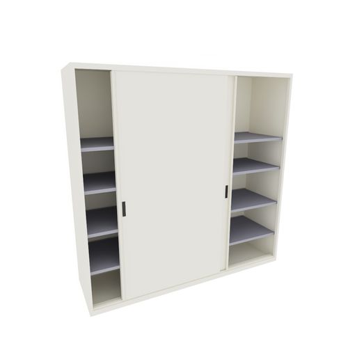 Armadio con ripiano - 58.754.110 - LISTA - con porta scorrevole / 2 porte