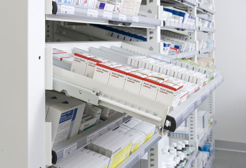 Scaffalatura 6 ripiani - 50.2 series - LISTA - per contenitori / per farmacia / con struttura aperta