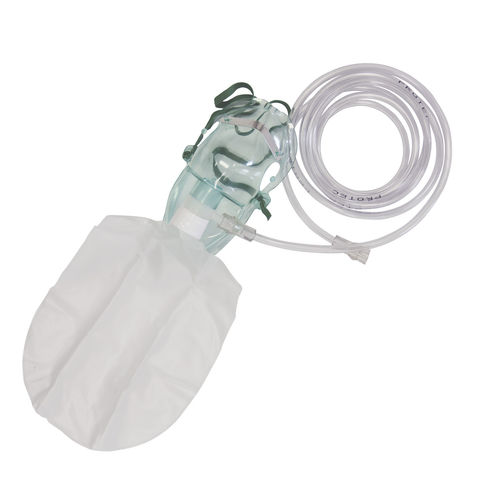 Maschera per ossigenoterapia per adulti - 80435140024 - Protec Export - in polipropilene / ad alta concentrazione / regolabile