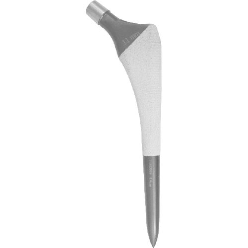 Stelo femorale non cementato - 7022-4 series - Zimed Medical - destro / sinistro