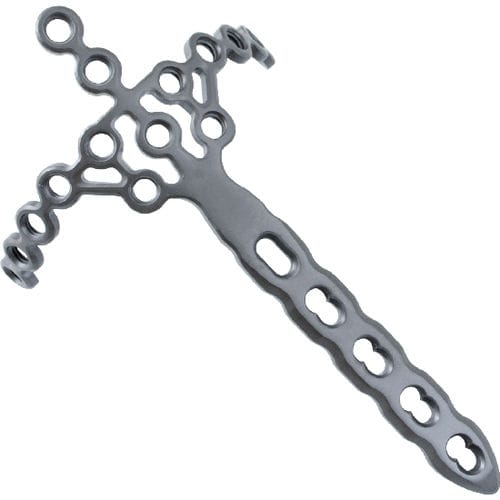 Placca di compressione per tibia - 1702 series - Zimed Medical - bloccata / in metallo