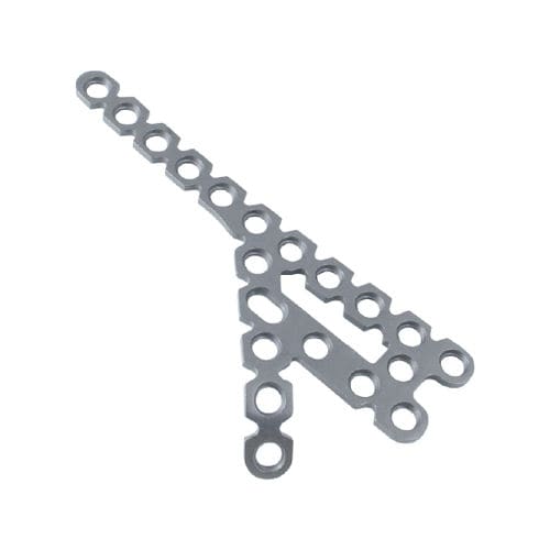 Placca di compressione per calcagno - 1612 series - Zimed Medical - laterale / bloccata / in metallo