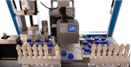 Sistema di preparazione dei campioni interamente automatizzato - SWING SP E - Chemspeed Technologies AG - per l'industria farmaceutica