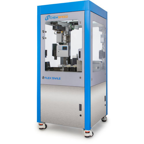 Sistema di preparazione dei campioni robotizzato - FLEX SWILE - Chemspeed Technologies AG - per l'industria farmaceutica / distributore di reagenti / da terra