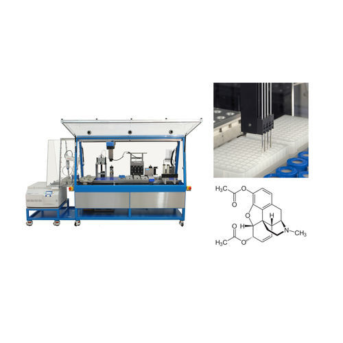 Sistema di automazione di laboratorio robotizzata - SWING DRU-X-TOR - Chemspeed Technologies AG - per applicazioni medico-legali / per manipolazione di liquidi