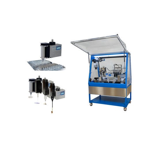 Sistema automatico di preparazione campioni - SWING XDOSE - Chemspeed Technologies AG - per l'industria farmaceutica / per medicina legale / distributore di reagenti