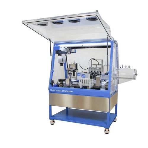 Sistema automatizzato di preparazione campioni - ISYNTH REACTSCREEN - Chemspeed Technologies AG - per l'industria farmaceutica / tramite purificazione / di miscelazione
