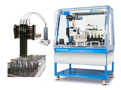 Piattaforma di sintesi robotizzata - SWING LIQUID GAS RP - Chemspeed Technologies AG - ad alto rendimento