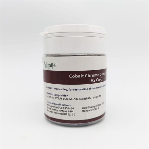Materiale odontoiatrico in lega - Co-3 - Hunan Vsmile Biotechnology Co. Ltd - in cobalto-cromo / per ricostruzione dentale / per laboratorio odontotecnico