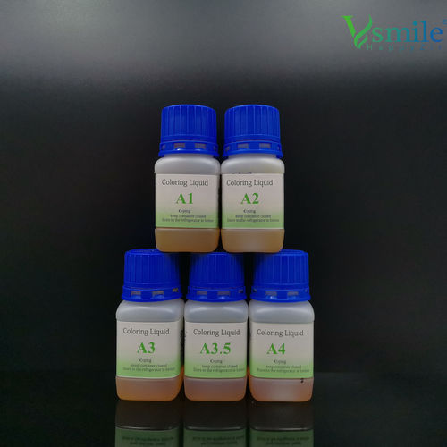 Materiale odontoiatrico per ricostruzione dentale - Hunan Vsmile Biotechnology Co. Ltd - liquido / multicolore